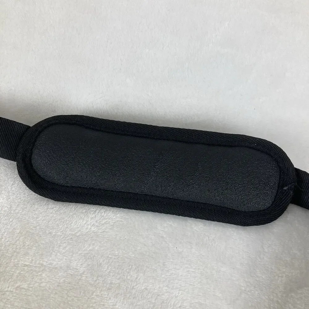SOL Tablet Messenger Bag 11” Black Padded iPad Computer Case With Nylon Strap
